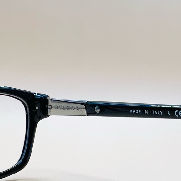 BVLGARI BV 3010 501 55mm Blk/Silver Eyeglasses Frames-Refurbished- Made In Italy - Picture 13 of 16